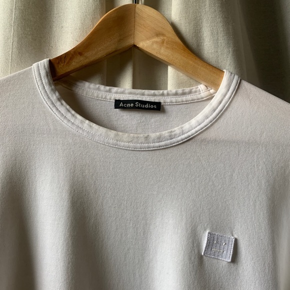 Acne Studios NashFace Cotton Longsleeve - Picture 2 of 5
